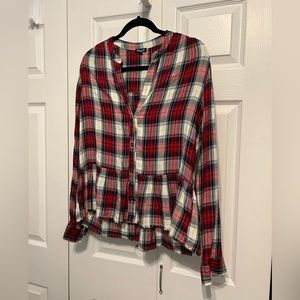 Splendid Patterned (Plaid) Blouse